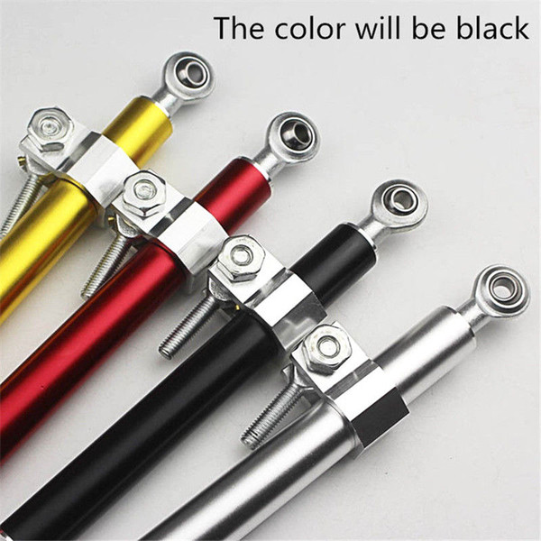 Motorcycle 33cm Aluminum Steering Damper Stabilizer Rod 30mm ForkClamp Latest