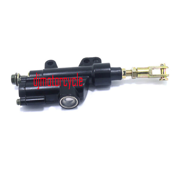 Black Aluminium alloy Universal Motorcycle Pit Dirt Bike ATV Rear Brake Master Cylinder Caliper Pump