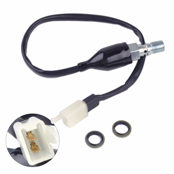 otorcycle hydraulic DWCX Universal Motorcycle Hydraulic Brake Light Pressure Switch Banjo Bolt M1x 1.25mm Pitch for Most Japaness Motorcy...