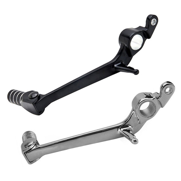 Black/Silver Motorcycle Folding Brake Shift Pedal Foot Lever For Yamaha YZF-R6 2003-2005 R6S 2006-2009