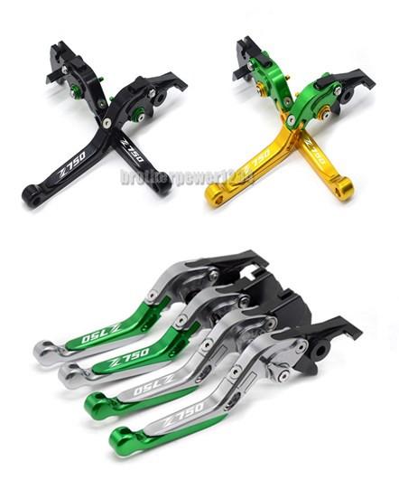 CNC Adjustable Extending Brake Clutch lever Pair For Kawasaki Z750 2007-2012