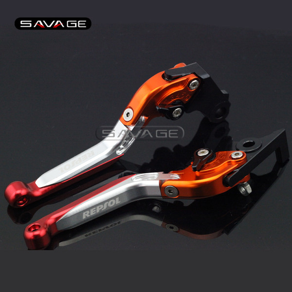 For HONDA CBR250R CBR300R CB300F CBR500R CB500F CB500X CB190R CB190X Motorcycle Folding Extendable Brake Clutch Lever REPSOL