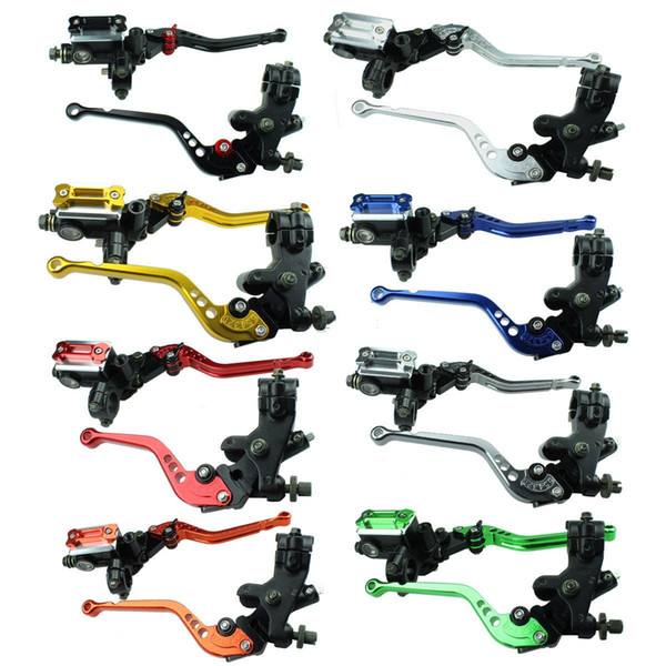 Universal 7/8'' 22mm Front Brake Clutch Master Cylinder Reservoir Levers Adjust