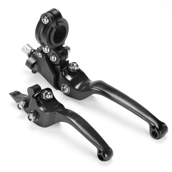 Aluminum CNC ASV 2ND Folding Clutch And Brake Lever For Dirt Bike Pit Bike Universal Spare Parts