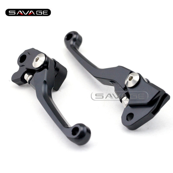 For SUZUKI RMZ250 2007-2015, RMZ450 2005-2015 RMZ 250/450 Motorcycle Dirt Bike CNC Pivot Brake Clutch Levers Black