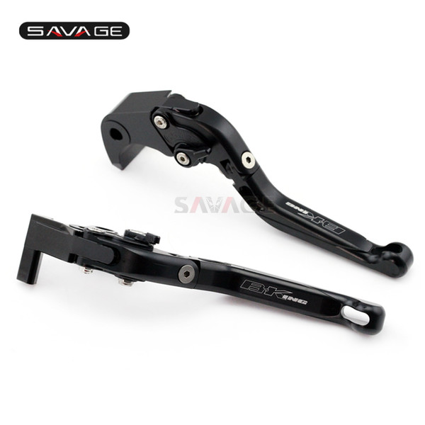 Brake Clutch Lever For SUZUKI GSX1300 BKING 2008-2011 Black Motorcycle Accessories Adjustable Folding Extendable logo B-KING