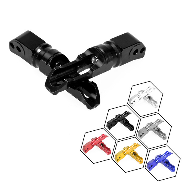 CNC Rear Foot Pegs Footrests For Honda HORNET250 600 900 VFR800 VTR1000F RVF750 CB650F MSX125 NSR250R