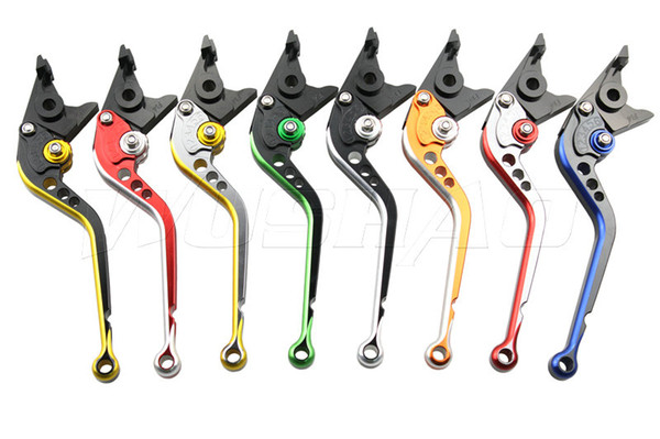 Double Color Motorcycle Adjustable Long Brake Clutch Levers For 2010-2014 Honda CBF1000 CBF1000A 13 CB1100 CB 1100 GIO special