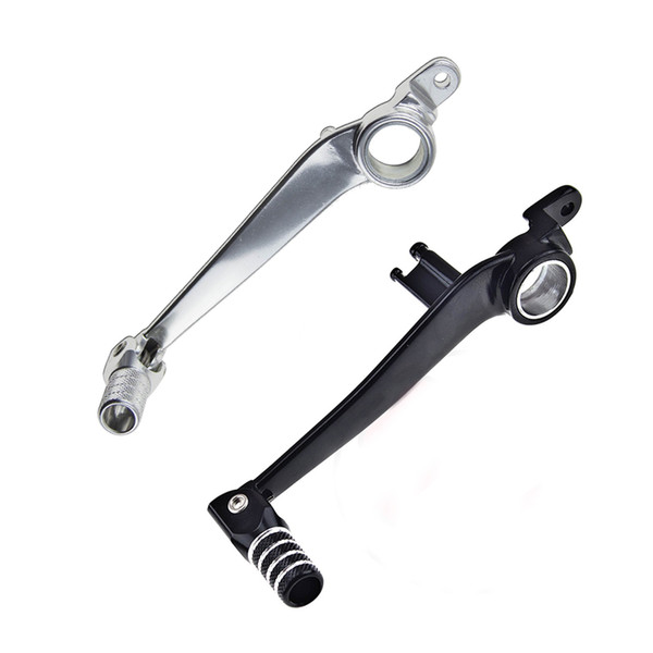 Black/Silver Aluminum Motorcycle Folding Brake Shift Pedal Foot Lever For Suzuki GSXR600/GSXR750 2006-2014 GSXR1000 2005-2015