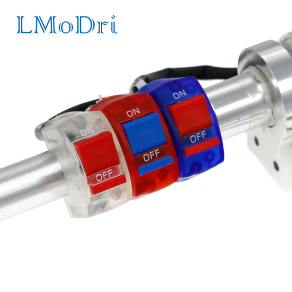 LMoDri Universal Motorcycle Handlebar Flame Out Switch ON OFF Button For Motorbike Motor ATV Bike DC12V/10A