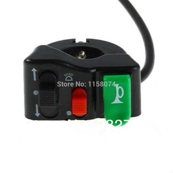 5pcs Light Turn Signal & Horn Switch Electric 7/8