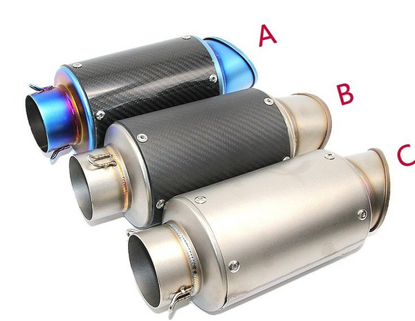 60mm Connection Motorcycle Exhaust Muffler Silencer KAWASAKI Z800 R3 R6 High Quality Stainless Steel Nice Sound