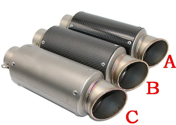 60mm Diameter Motorcycle Exhaust Muffler Silencer KTM RC 390 AR SC High Quality Stainless Steel Nice Sound