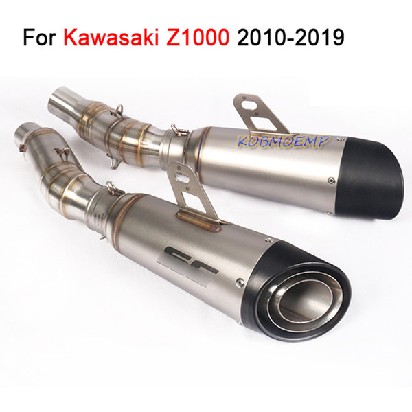 For Kawasaki Ninja 1000 Z1000 2010-2019 Slip Full Exhaust System Muffler Pipe