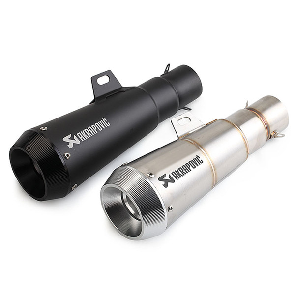 Universal Akrapovic Right and Left Exhaust Motorcycle Muffler Escape Moto with DB Killer Exhaust Systems for Honda MSX125