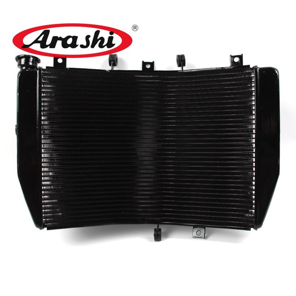 Arashi Radiator For Kawasaki Ninja ZX10R 2007 Cooling Cooler Motorcycle Replacement Accessories ZX-10R ZX 10R 07 Aluminum Black