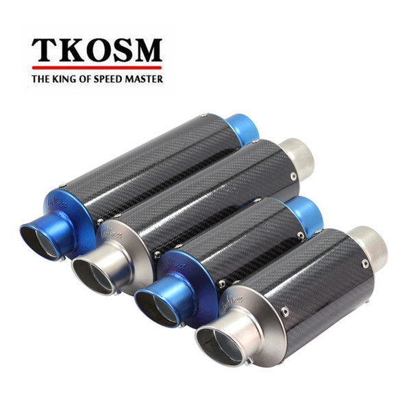 TKOSM Modified LEOVINCE Carbon Fiber Color CBR CB400 CBR600 CBR1000 CBR250 Motorcycle Exhaust Pipe Muffler CBR125 ER6N ER6R YZF600 Z750