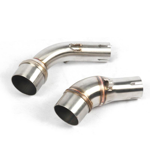 Motorcycle Muffler Exhaust Link Pipe Motorbike Muffler Escape Connect Pipe Middle Part Of MT-03 YZF-R25 YZF-R3 Mid Pipe Adapter