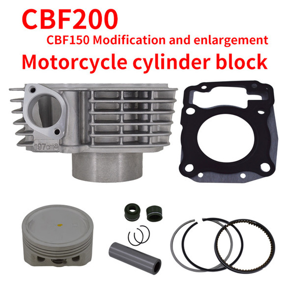 2088 Engine Cylinder Kit Honda CBF200 Motorcycle Cylinder Kit With Piston Cylinder block And Pin for HONDA SANYA UFB