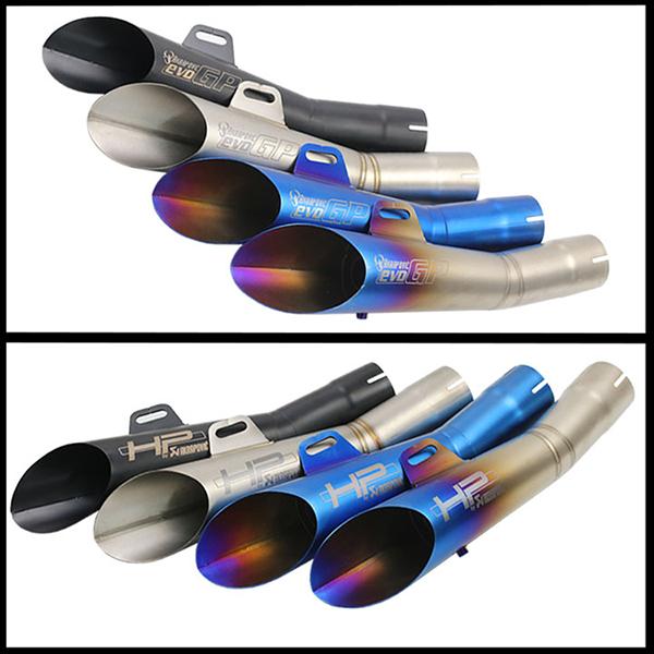 Exhaust Muffler Pipe Silencer With Removable DB Killer Slip on 52mm for Motorcycle Street dirt Bike