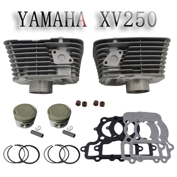 2088 Engine Cylinder Kit yamaha XV250 QJ250 49MM 248CM3 Motorcycle Cylinder Kit With Piston Cylinder block And Pin for YAMAHA QJ250-H XV250