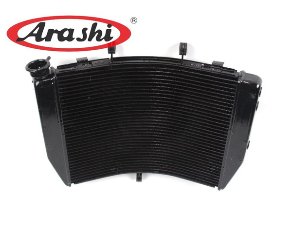 Arashi Radiator For Kawasaki Ninja ZX6R 2007 2008 Cooling Cooler Motorcycle Accessories ZX-6R ZX6R 07 08 Black Aluminum