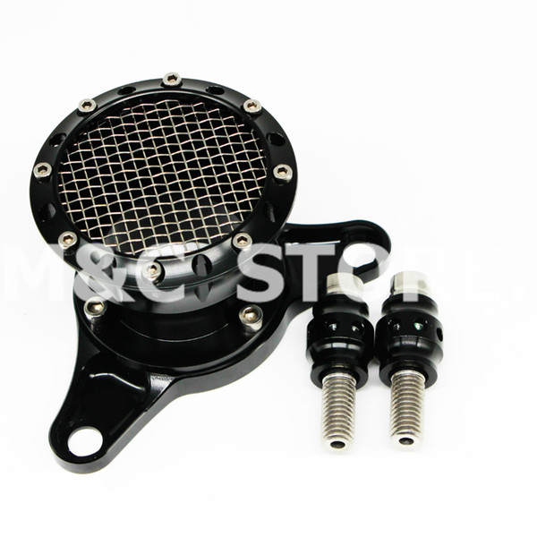 Black Velocity Stack Air Cleaner Intake Filter For 2004-UP Harley Touring Sportster XL 1200 883 48