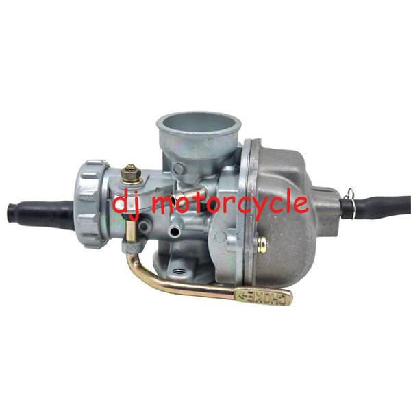 Metal Motorcycle Silver Carb Hand Choke Style Carburetor With Fuel Filter For Honda XR80 Dirt Bike.