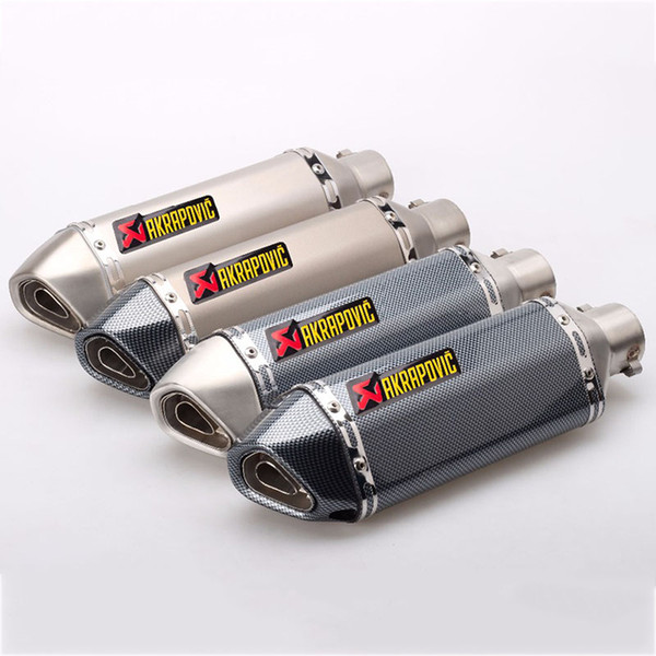 Universal Motorcycle Exhaust Muffler Pipe Exhaust Tips with Removable DB Killer for Dirt Bike ATV 38-51mm