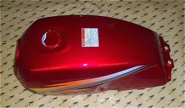 HJ125K-2 HJ125-7A Motorcycle Fuel Tank Steel Cool Tank Red