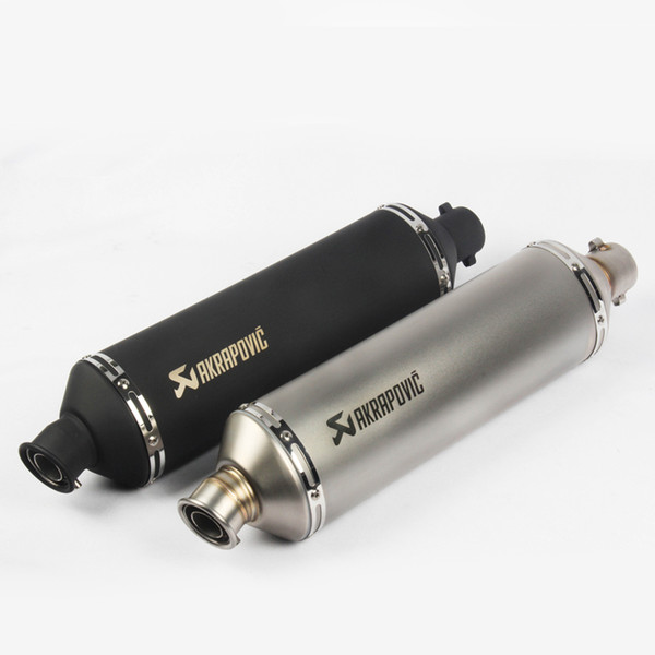 38/51mm Silencer Motorcycle Exhaust Muffler Pipe With Removable DB Killer System For TMAX500 CB400 ER6N GSX1300