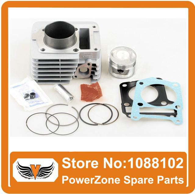 Wholesale-2015 High Performance YBR125 to 150CC 57.4MM Big Bore Kit 14pcs/Set , Motorcycle Necessary modification, Free Shipping!