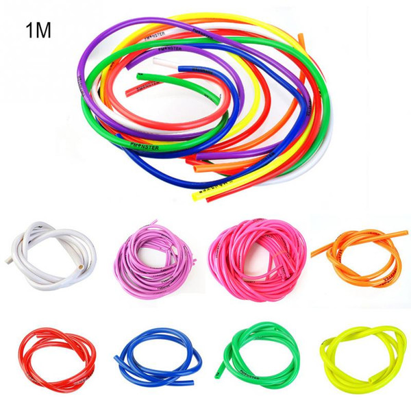 2018 1M Colorful Gas Oil Hose Fuel Line Petrol Tube Pipe For Motorcycle Dirt Pit Bike ATV promotion low price