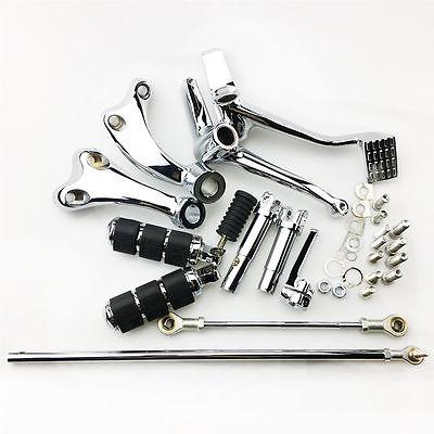 Motorcycle accessories Chrome Harley Forward Control Kit Pegs Levers Linkage 2014-2017 Sportster 883 1200