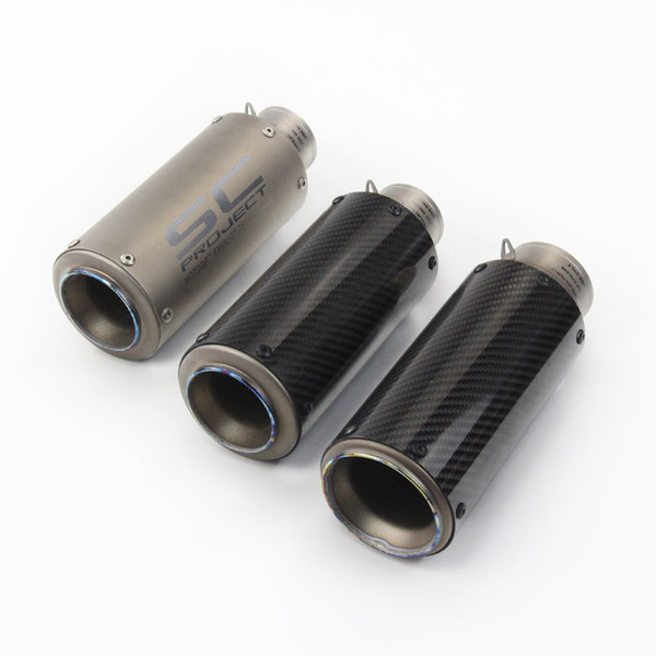 Length 235 mm Universal Motorcycle Exhaust Vent Pipe for Scooter Motorcycle Street Bike