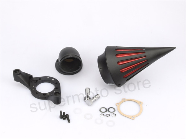 Motorcycle air cleaner harley V-twin spike air Intake system Harley CV Carburetor V-Twin air filters Black