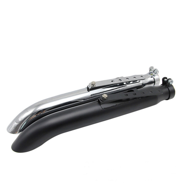 515mm Black Chrome Motorcycle Exhaust Muffler for Harley Moto Guzzi California1400 Nevada750 V7 With High Performance