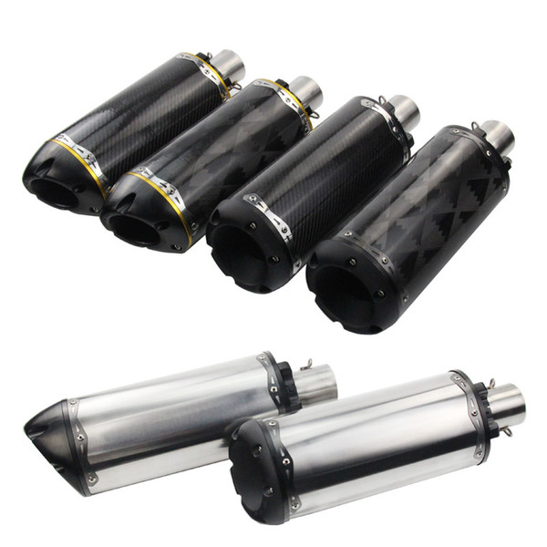 38-51mm Universal Motorcycle Exhaust Pipe Tail Pipe Slip On Dirt Street Bike Motorcycle