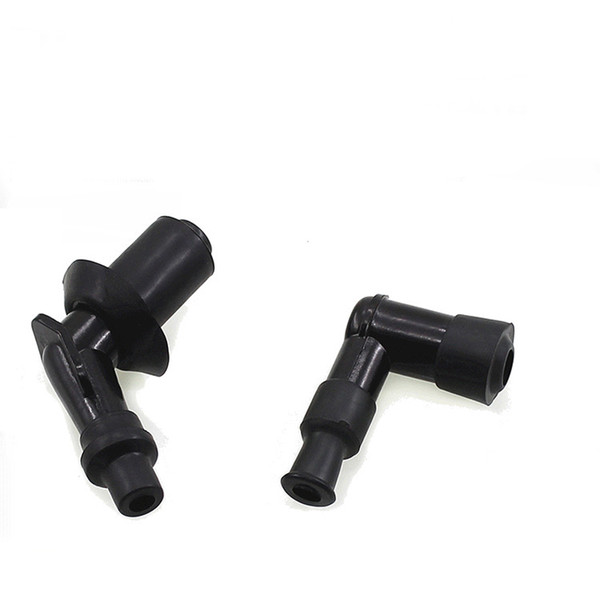 10PCS Motorcycle Parts Scooter Curved Beam HV Cap, Spark Plug Cap, Fire Cap, Scooter Fire Tsui Cap High Pressure Cap