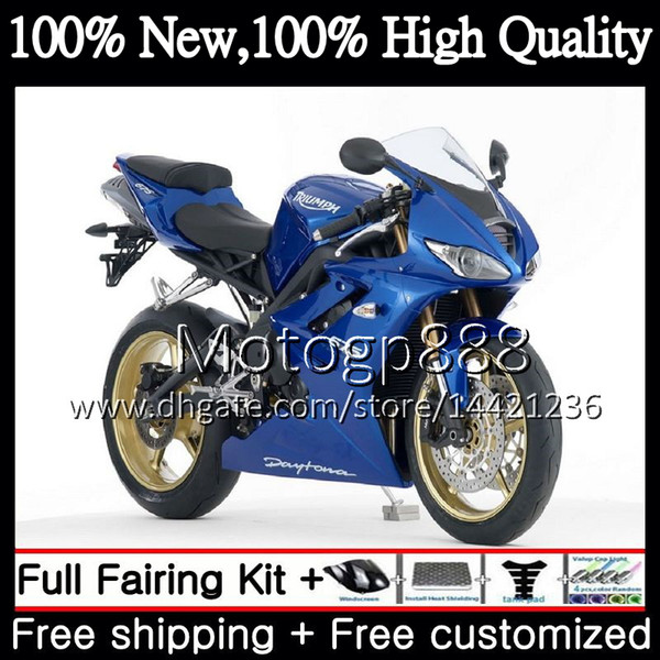 Bodywork For Triumph Daytona 675 09 10 11 12 Body 8PG11 Daytona675 09-12 Daytona 675 Stock blue 2009 2010 2011 2012 12 Fairing Bodywork