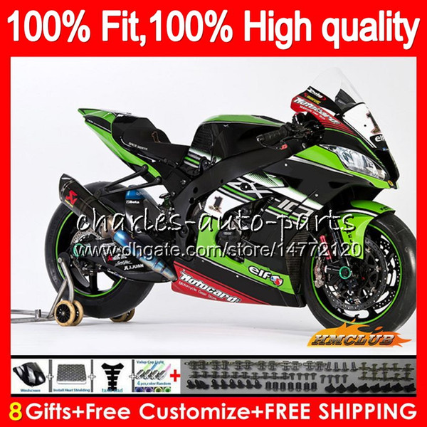 Injection For KAWASAKI ZX 10 R ZX1000 C green black ZX10R 11 12 13 14 15 46HC.63 ZX 10R 1000CC ZX-10R 2011 2012 2013 2014 2015 OEM Fairing