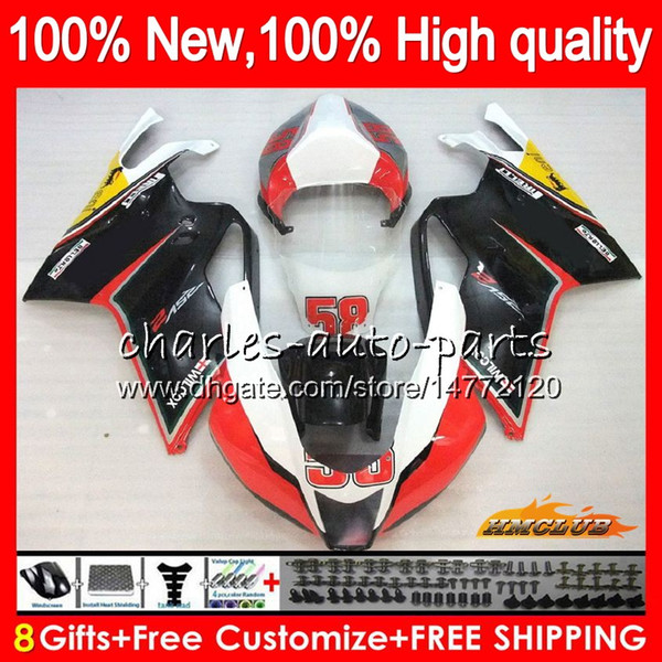 Body For Aprilia RSV1000R Mille RV60 RSV1000 R RR 03 04 05 06 62HC.29 RSV1000RR red black new RSV 1000 R 1000R 2003 2004 2005 2006 Fairings