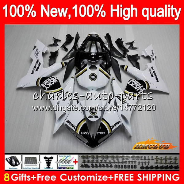 Body For YAMAHA YZF1000 YZF R 1 1000 CC Lucky Strike YZF-1000 1000CC 63HC.4 YZF R1 04-06 YZF-R1 YZFR1 04 05 06 2004 2005 2006 Fairing kit