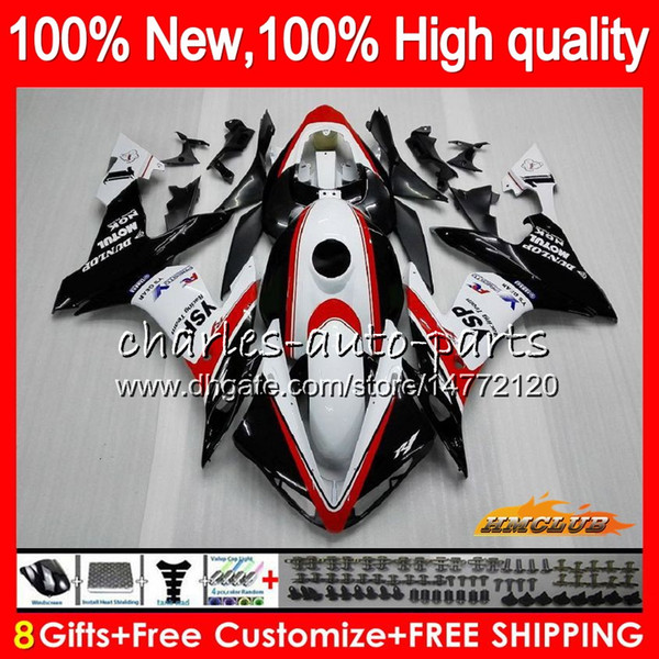 Body For YAMAHA Red white new YZF1000 YZF R 1 1000 CC YZF-1000 1000CC 63HC.22 YZF R1 04-06 YZF-R1 YZFR1 04 05 06 2004 2005 2006 Fairing kit