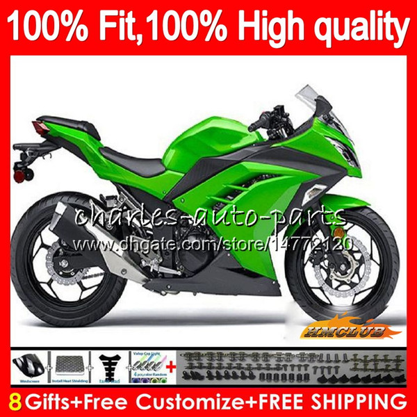 Injection For KAWASAKI stock green ZX-300R ZX3R EX300 ZX 300R 27HC.34 EX300R ZX-3R 13 14 15 16 17 ZX300R 2013 2014 2015 2016 2022Fairing