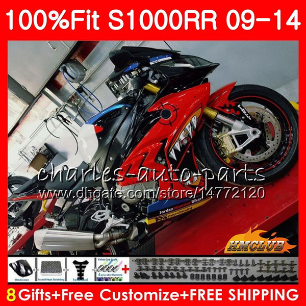 Shark red hot OEM Injection kit For BMW S 1000RR S 1000 RR S1000 RR 5HC.80 S1000RR 09 10 11 12 13 14 2009 2010 2011 2012 2013 2014 Fairing