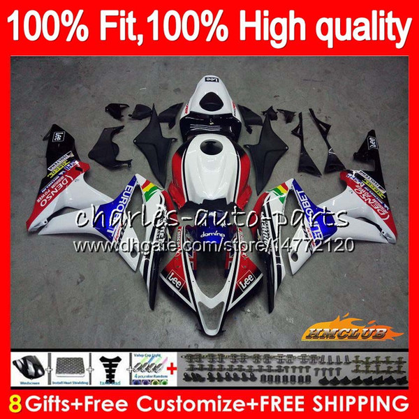 100% Fit Injection For HONDA CBR600 CBR 600 RR CC 600RR 600F5 67HC.169 blue white CBR600F5 CBR600RR 600CC F5 07 08 2007 2008 OEM Fairings