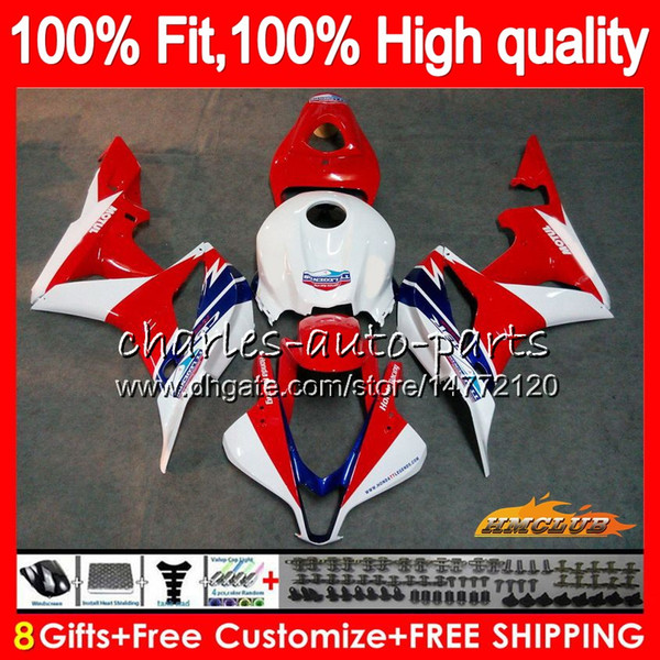 OEM Injection For HONDA CBR600 CBR 600 RR CC 600RR 2007 2008 67NO.109 CBR600RR factory white CBR600F5 600F5 600CC F5 07 08 Fairing 100% Fit