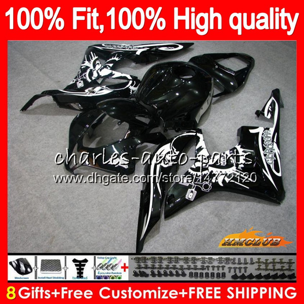 OEM Injection For HONDA CBR600 CBR 600 RR CC 600RR 2007 2008 67NO.123 black sale CBR600RR CBR600F5 600F5 600CC F5 07 08 Fairing 100% Fit