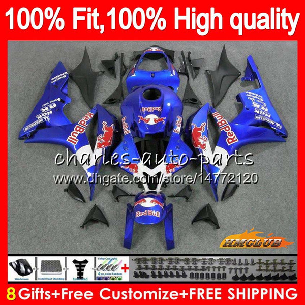 OEM Injection For HONDA CBR600 CBR 600 RR CC 600RR 2007 2008 67NO.113 yellow red CBR600RR CBR600F5 600F5 600CC F5 07 08 Fairing 100% Fit